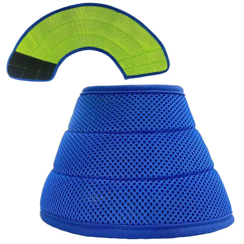 Pet Recovery Collar Adjustable Soft Dog Cone Collar Lightweight Breathable after Surgery Collar Pet Grooming Supply