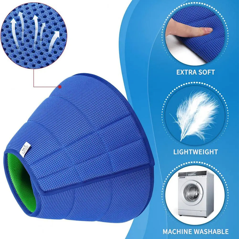 Pet Recovery Collar Adjustable Soft Dog Cone Collar Lightweight Breathable after Surgery Collar Pet Grooming Supply